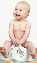Baby auf Töpfchen